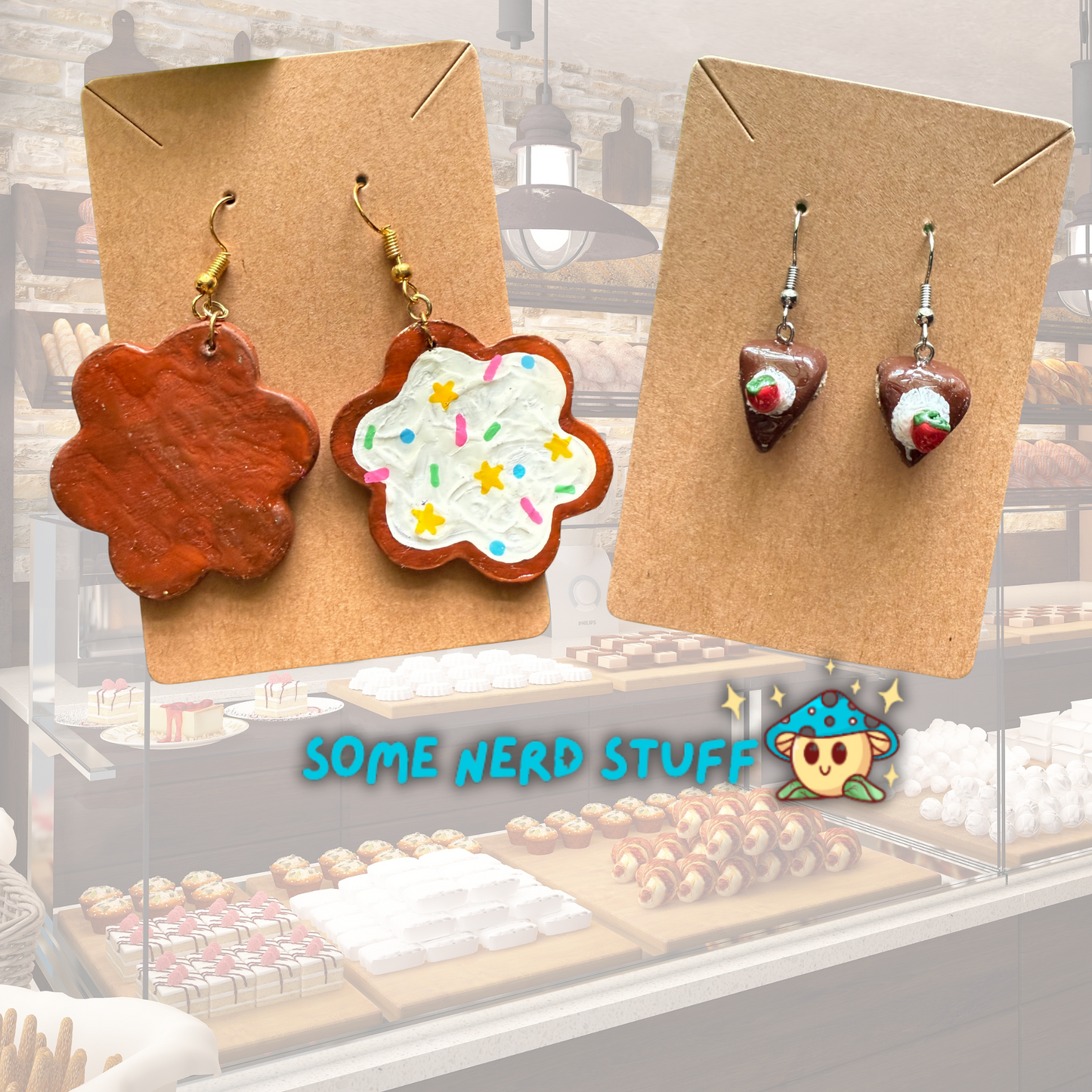 Chocolate Pie and Cookie Bundle Earrings