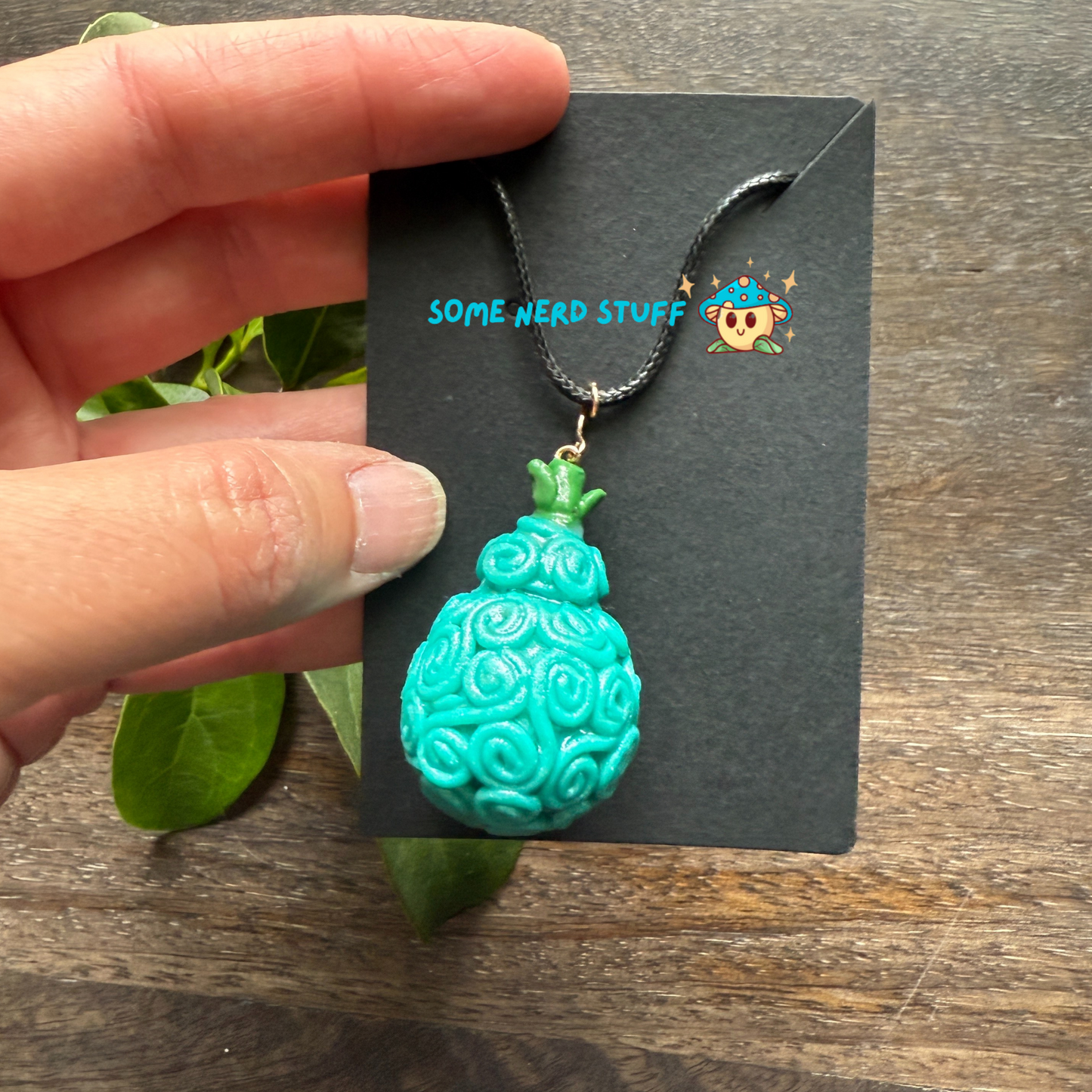 Omo Omo No Mi Devil Fruit Charm Necklace with necklace
