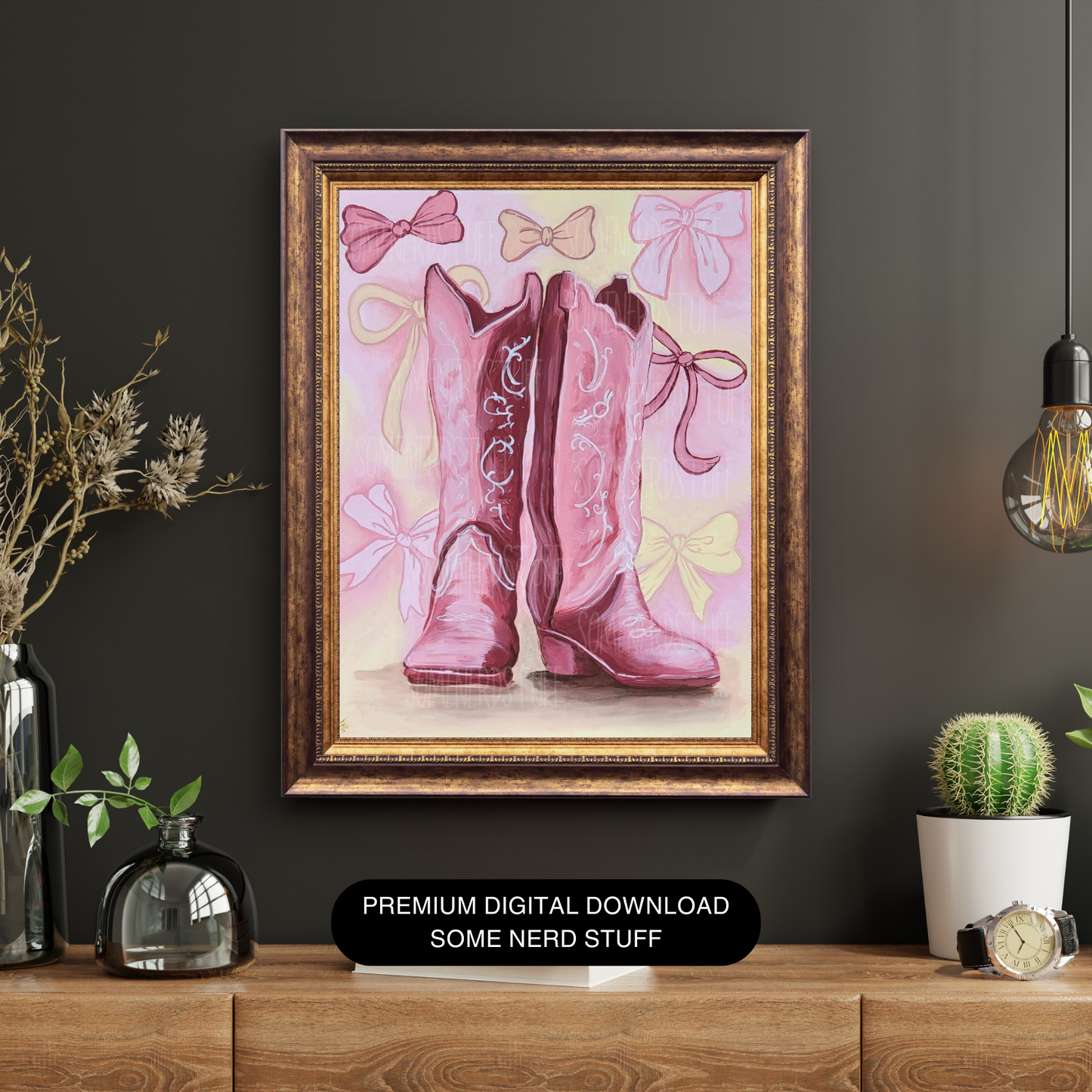 Pink Pony Club digital download to decorate your space made by Some Nerd Stuff