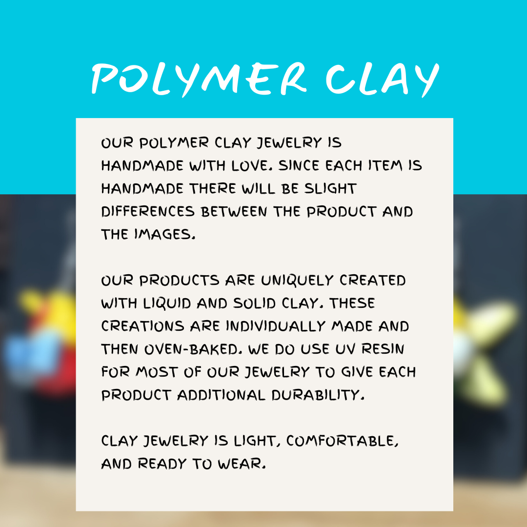 Polymer Clay jewlery care guide.