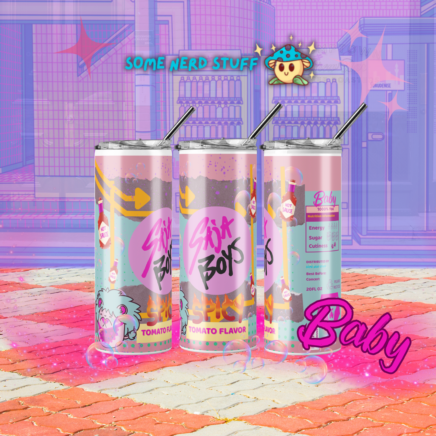 Saja Boys Soda Pop Tumbler – Custom K-Pop Demon Hunters Cup Baby