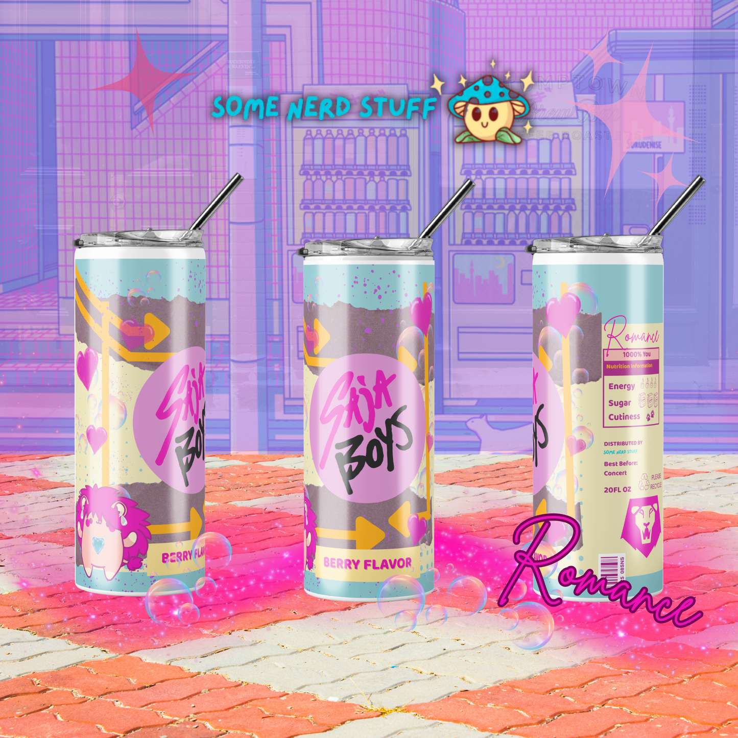 Saja Boys Soda Pop Tumbler – Custom K-Pop Demon Hunters Cup Romance