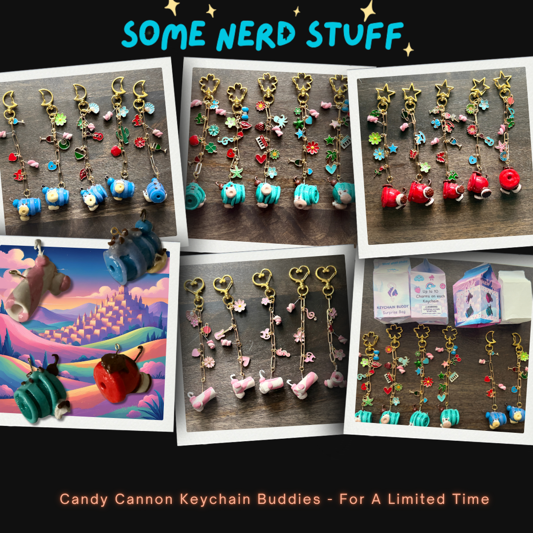 Candy Cannon Blind Box Keychain