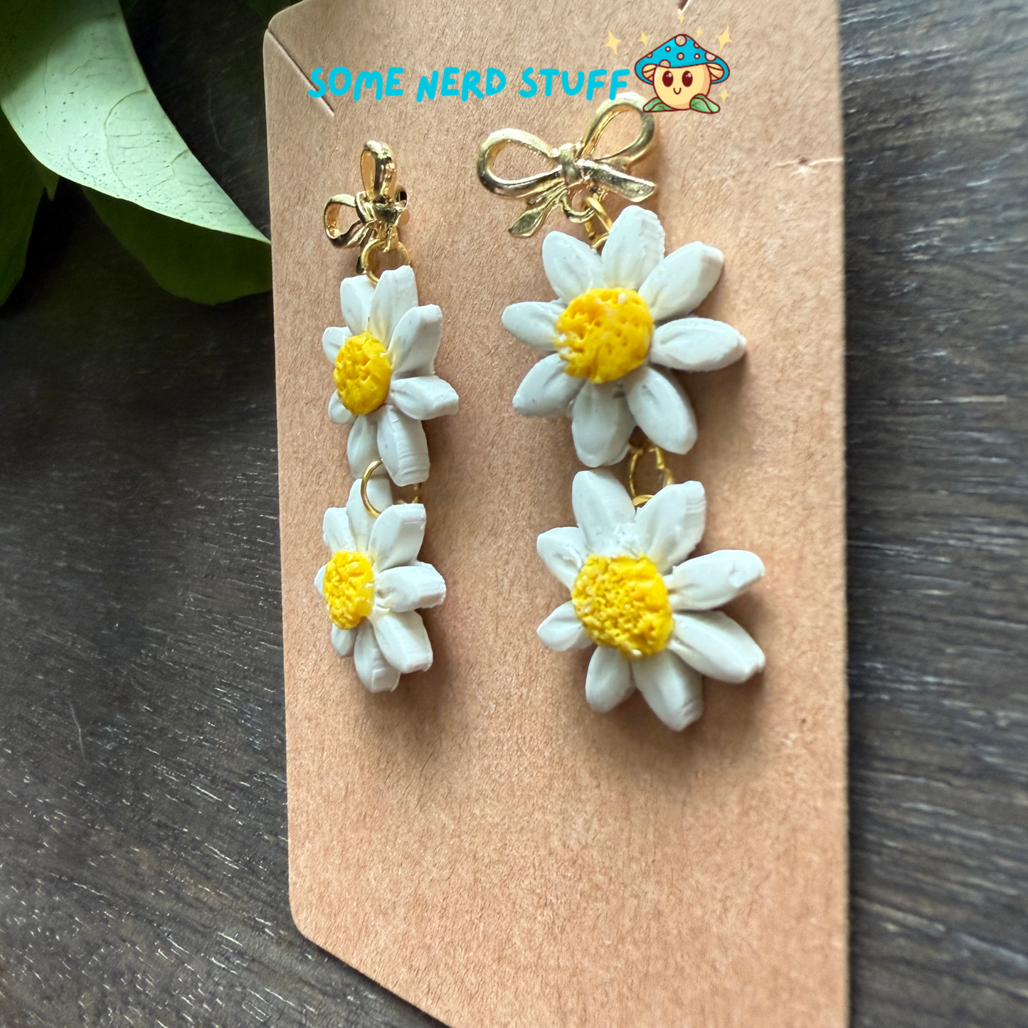 Cheerful Daisy Drop Earrings