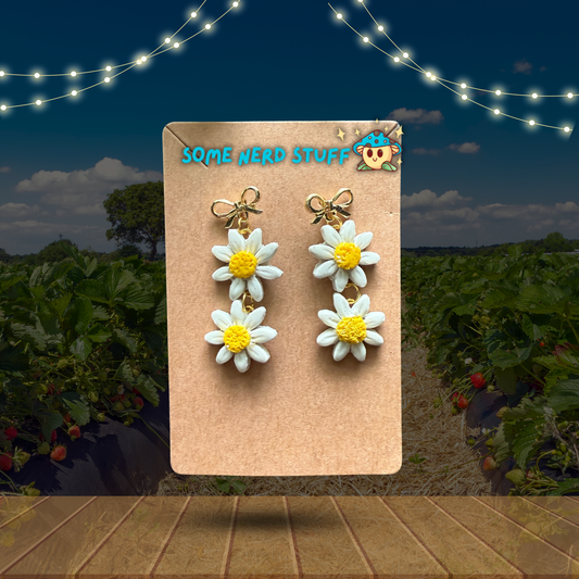 Cheerful Daisy Drop Earrings