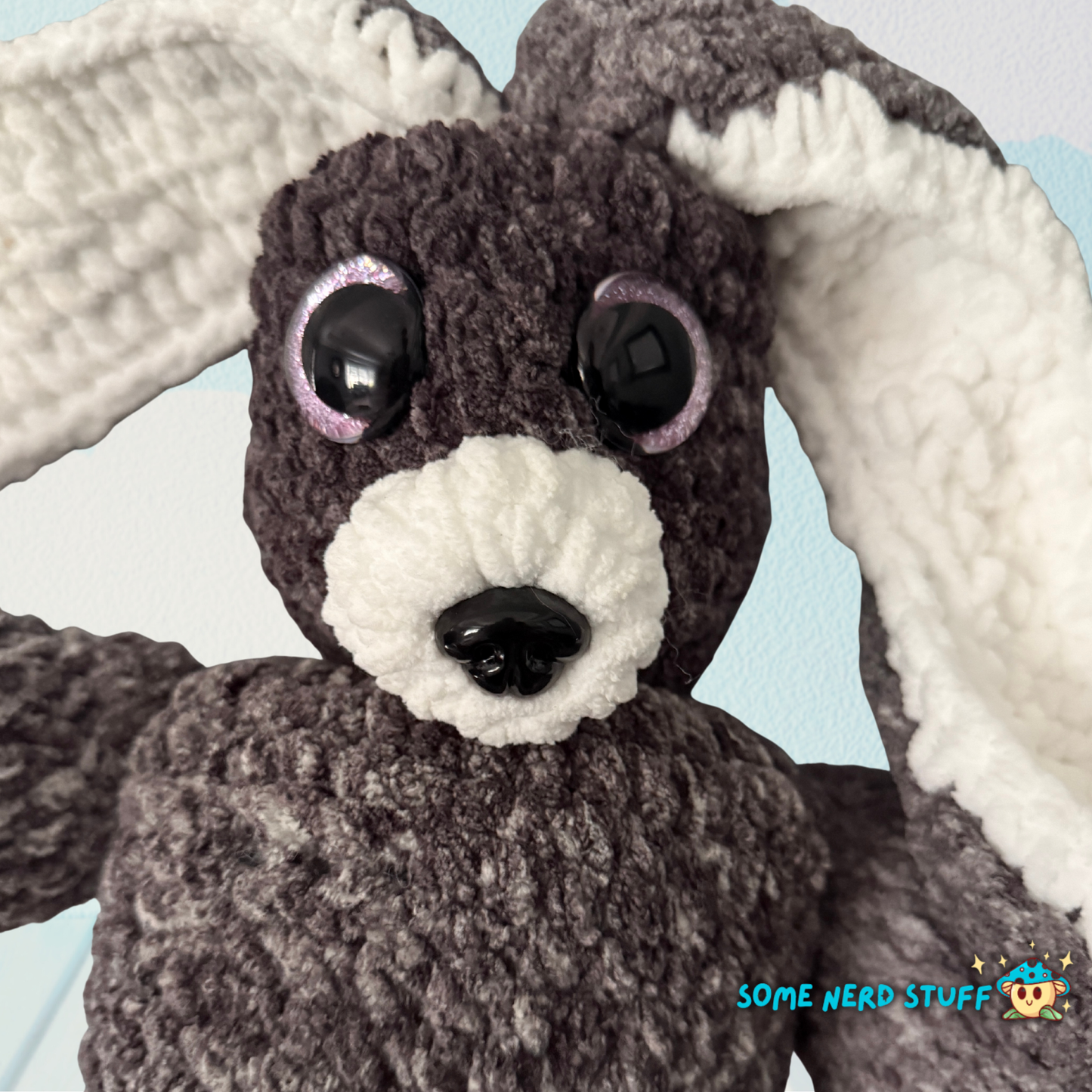Crochet Land  -Hanz Muscle Beach Bunny - Available for Adoption