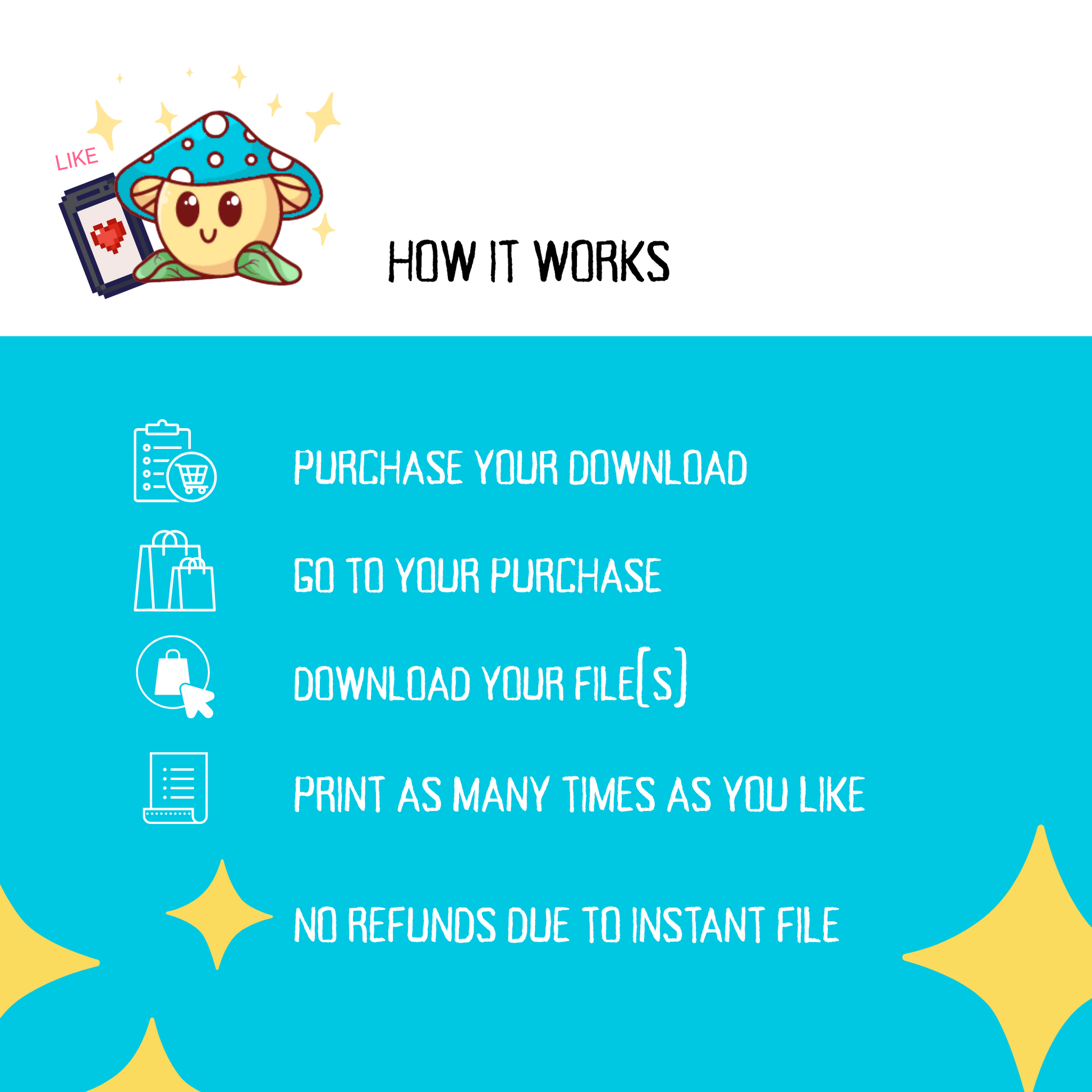 What to expect when you buy a digital product, and what you can do with our digital products from SomeNerdStuff.