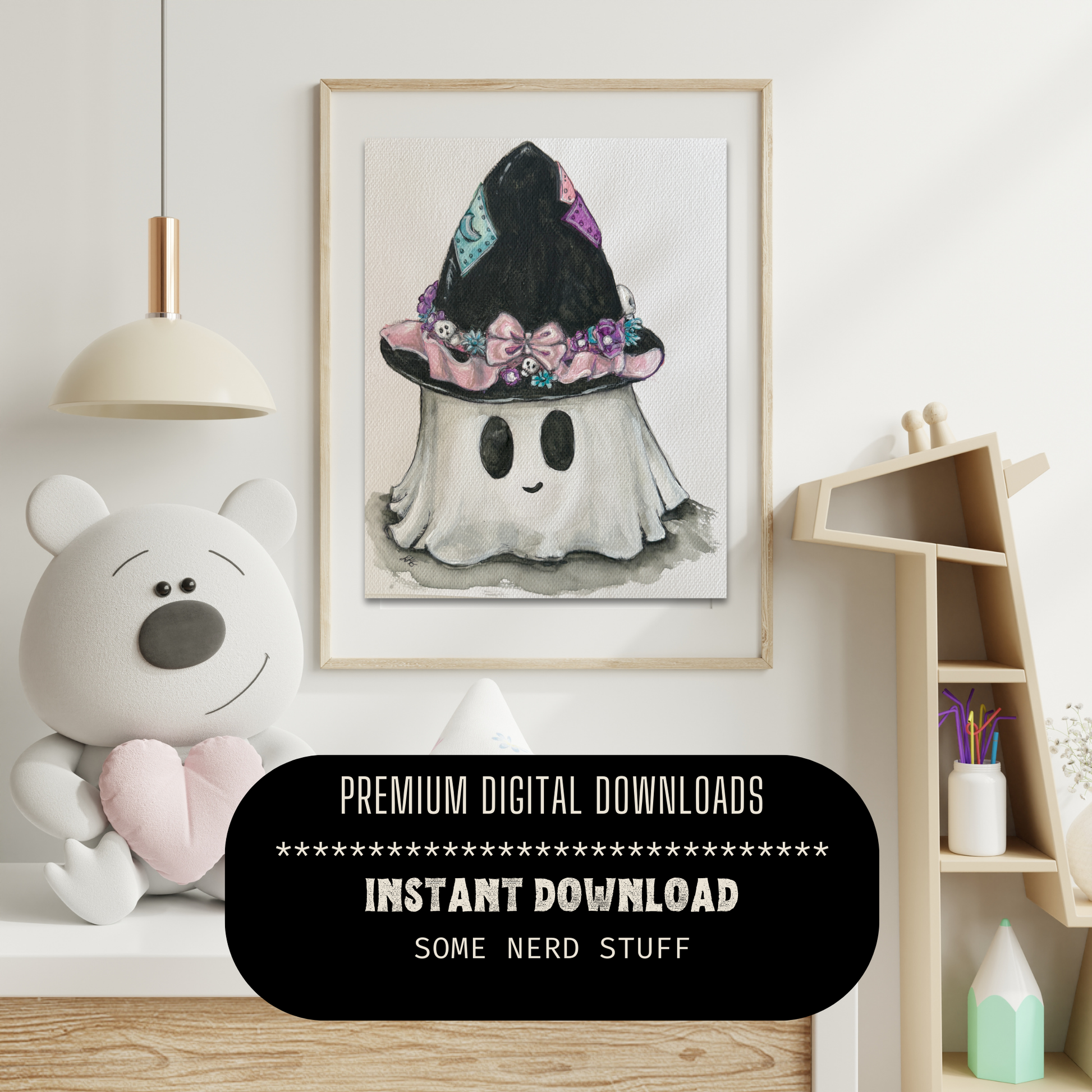 Digital download only shown in a exmple room. No other products included.