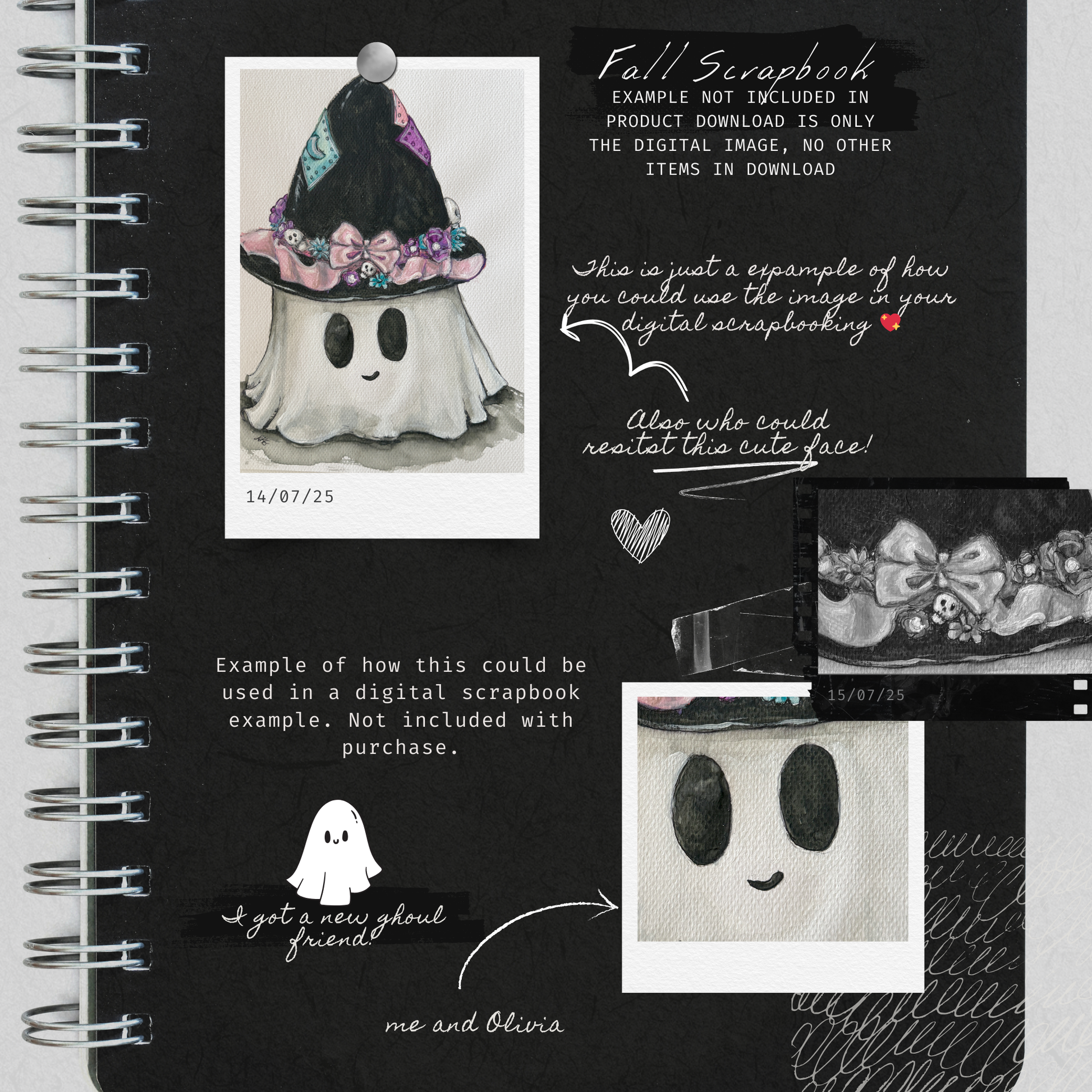 Digital download only shown in a exmple digital scrapebook design. No other products included.
