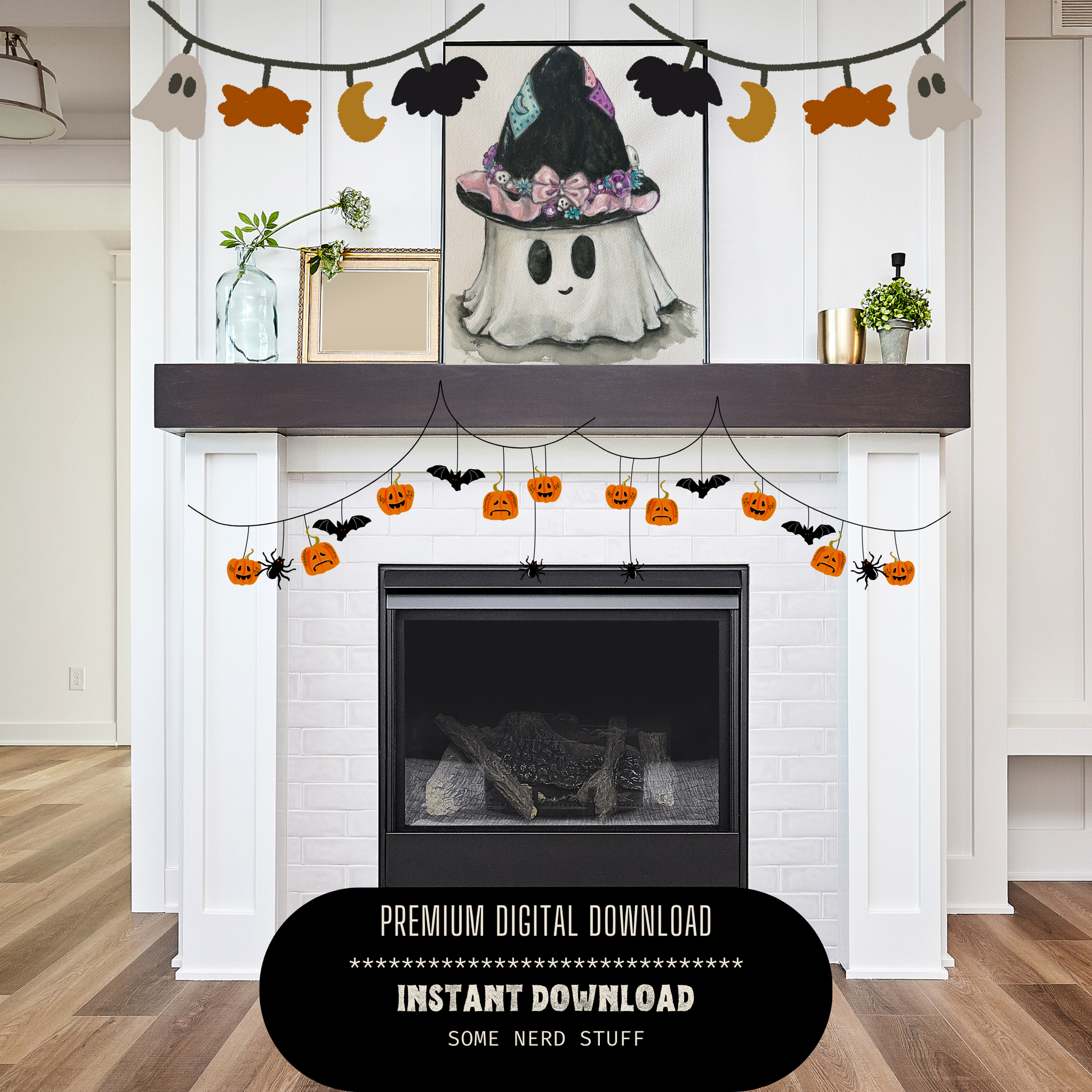 Digital download only shown in a exmple room. No other products included.