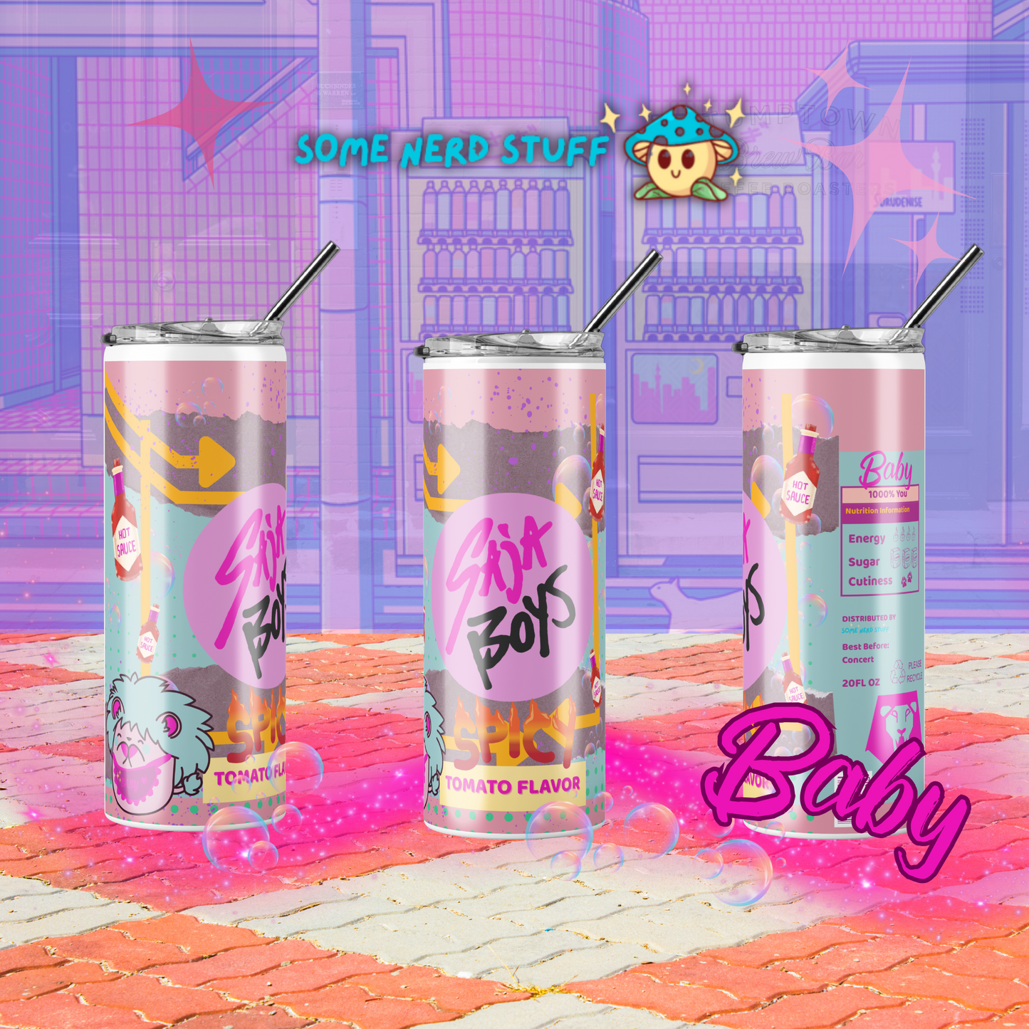 Saja Boys Soda Pop Tumbler – Custom K-Pop Demon Hunters Cup Baby
