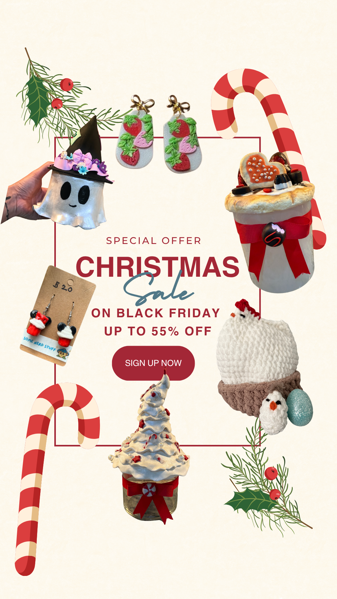 Christmas Sale celebrating black Friday up to %55 off with special coupon by SomeNerdStuff