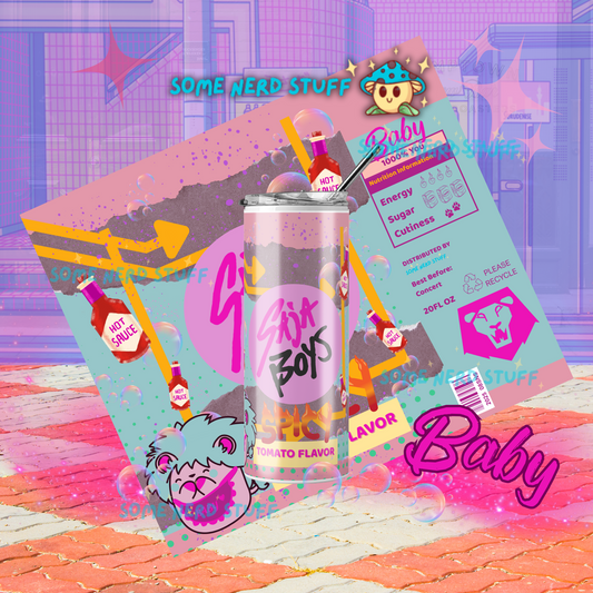 Saja Boys Soda Pop Tumbler – Custom K-Pop Demon Hunters Cup Baby