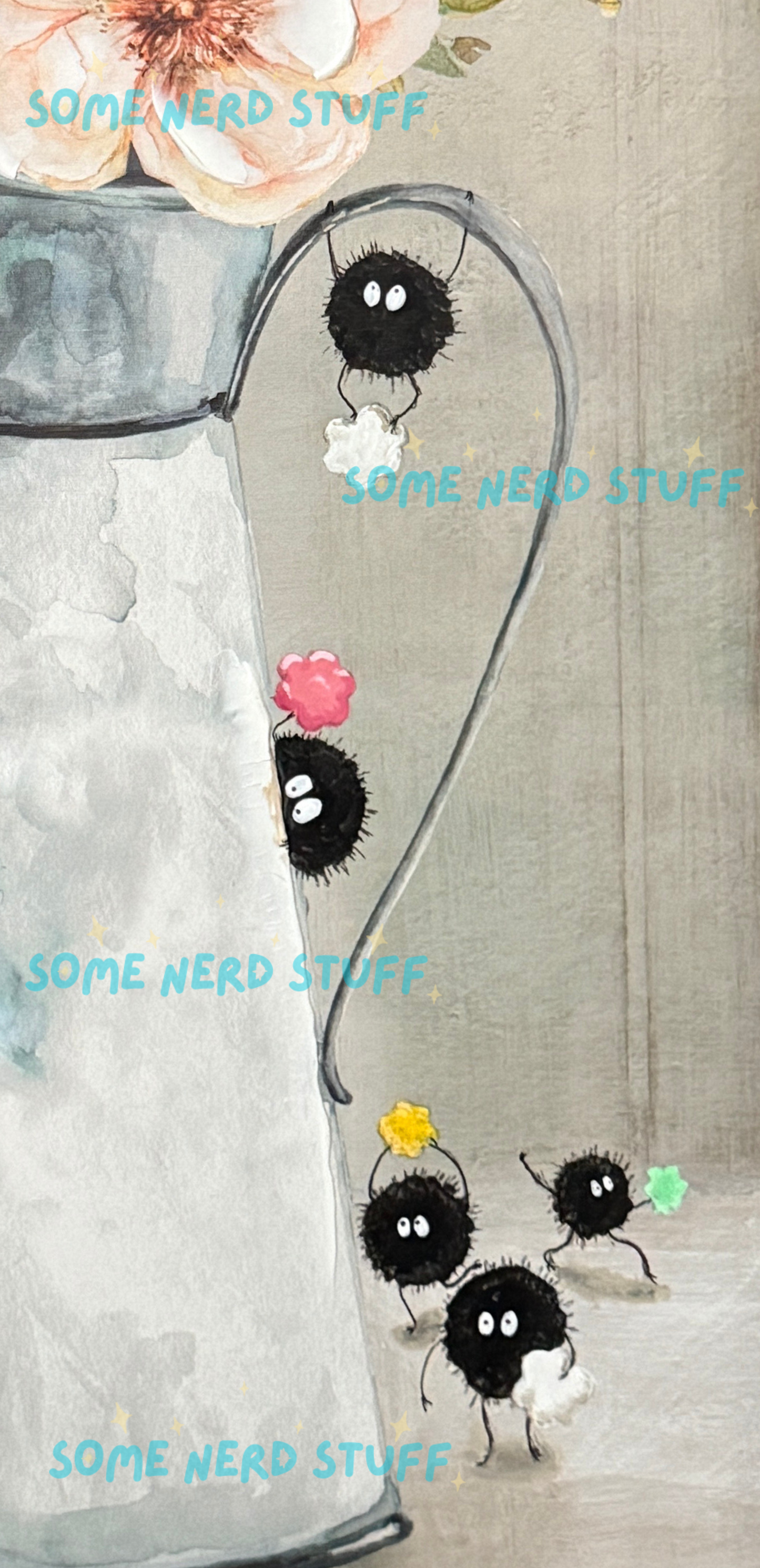 Digital Download Sprites with Candy playing in flowers