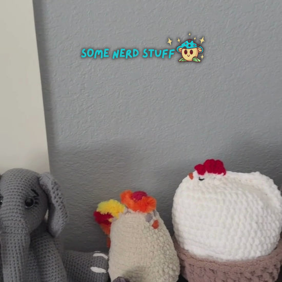 Handmade crochette that are up for adoption at somenerdstuff.com